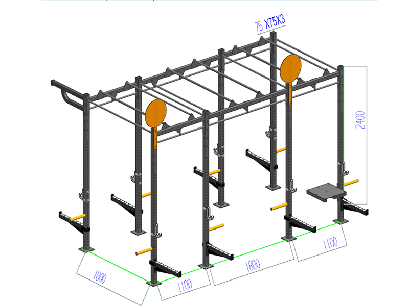 Upright Stand for crossfit rig rack (1)esv